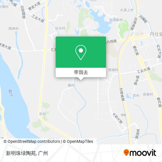 新明珠绿陶苑地图