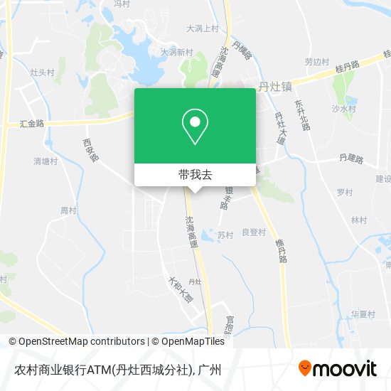 农村商业银行ATM(丹灶西城分社)地图