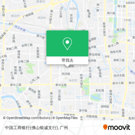 中国工商银行(佛山银诚支行)地图