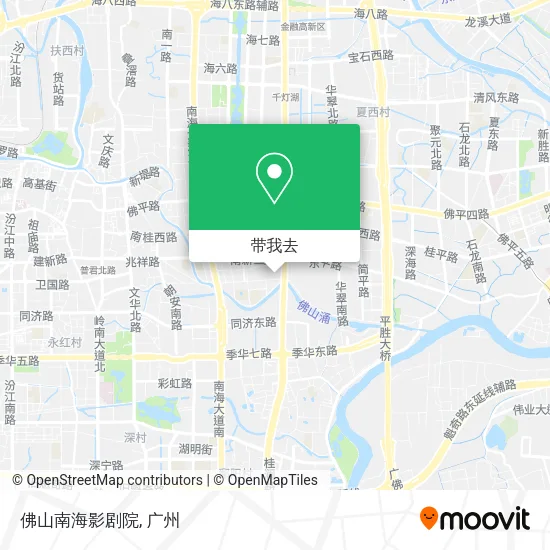 佛山南海影剧院地图