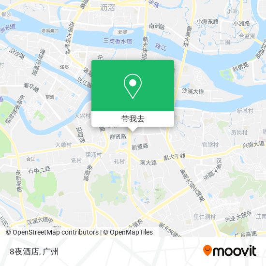 8夜酒店地图