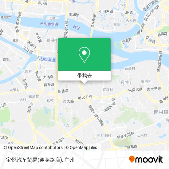 宝悦汽车贸易(迎宾路店)地图