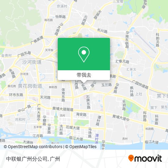 中联银广州分公司地图