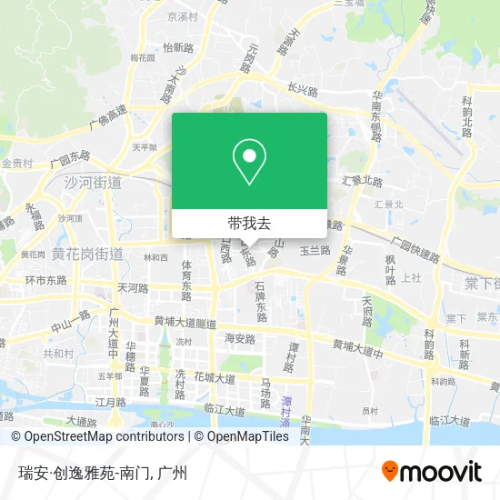瑞安·创逸雅苑-南门地图