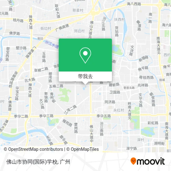 佛山市协同(国际)学校地图