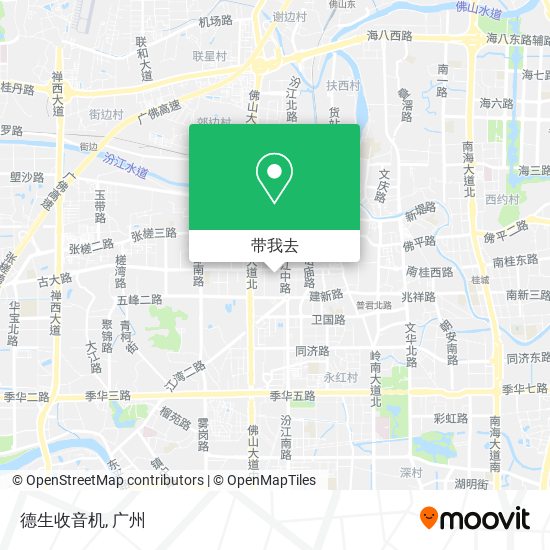 德生收音机地图