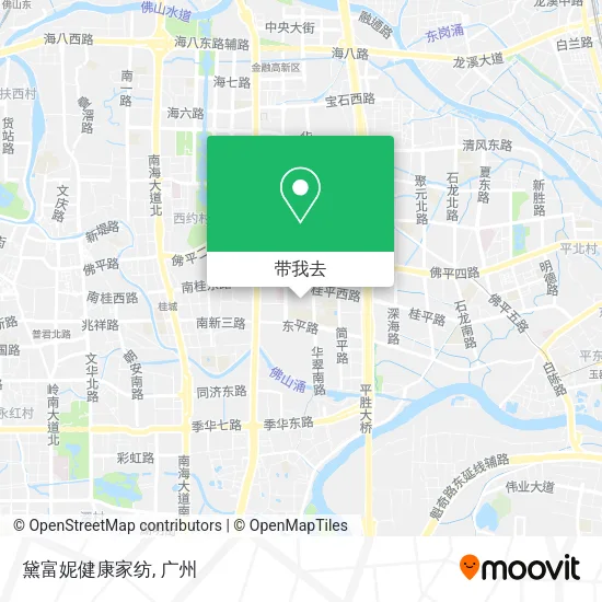 黛富妮健康家纺地图