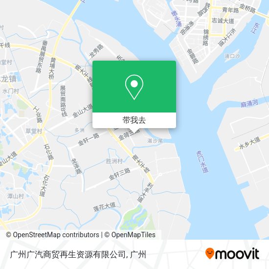 广州广汽商贸再生资源有限公司地图