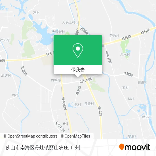 佛山市南海区丹灶镇丽山农庄地图