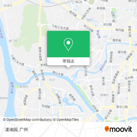 潇湘园地图