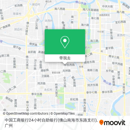 中国工商银行24小时自助银行(佛山南海市东路支行)地图