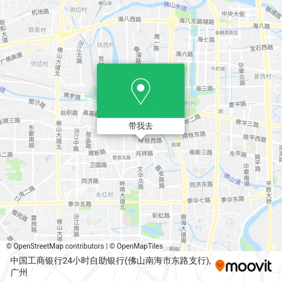 中国工商银行24小时自助银行(佛山南海市东路支行)地图