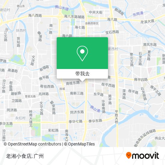 老湘小食店地图