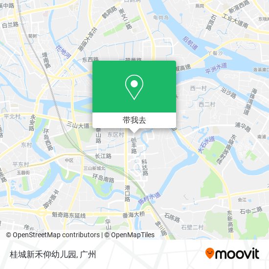 桂城新禾仰幼儿园地图
