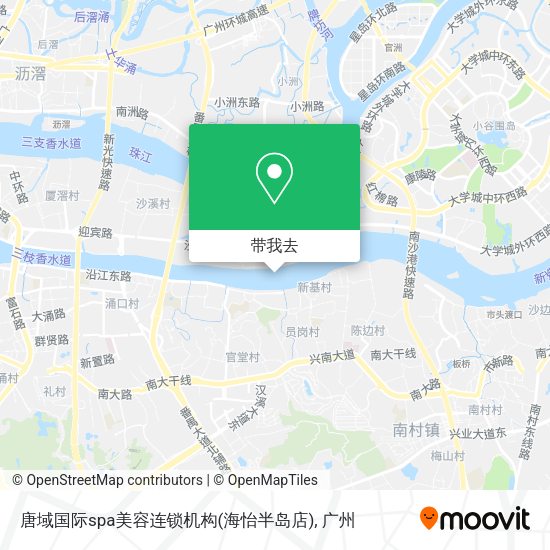 唐域国际spa美容连锁机构(海怡半岛店)地图