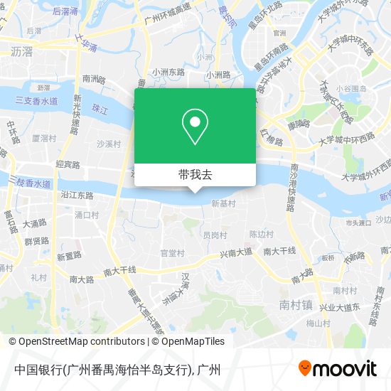 中国银行(广州番禺海怡半岛支行)地图