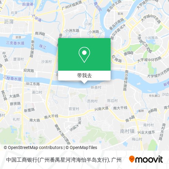 中国工商银行(广州番禺星河湾海怡半岛支行)地图