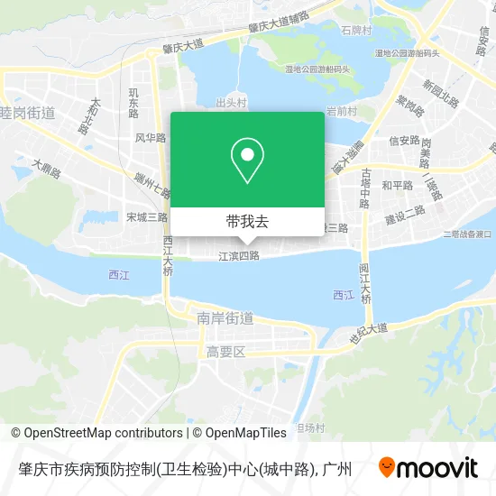 肇庆市疾病预防控制(卫生检验)中心(城中路)地图