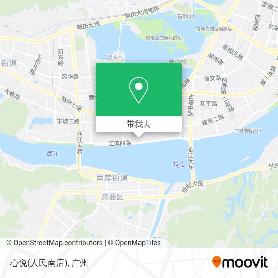心悦(人民南店)地图