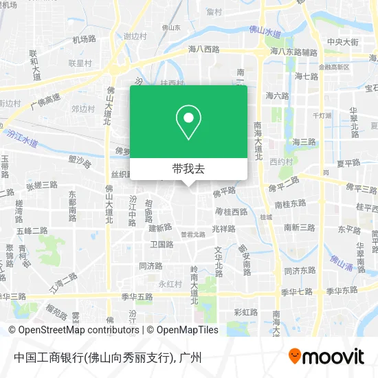 中国工商银行(佛山向秀丽支行)地图