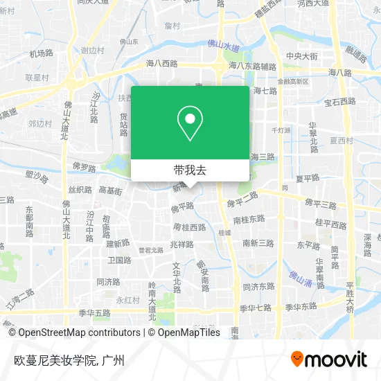 欧蔓尼美妆学院地图