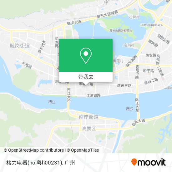 格力电器(no.粤h00231)地图
