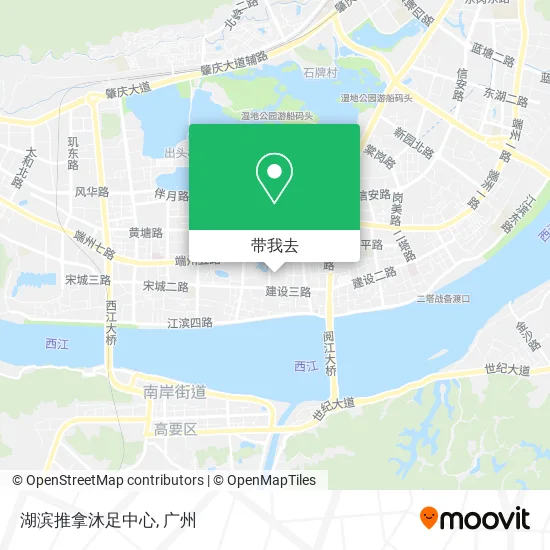 湖滨推拿沐足中心地图