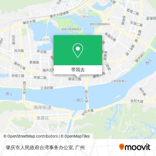 肇庆市人民政府台湾事务办公室地图