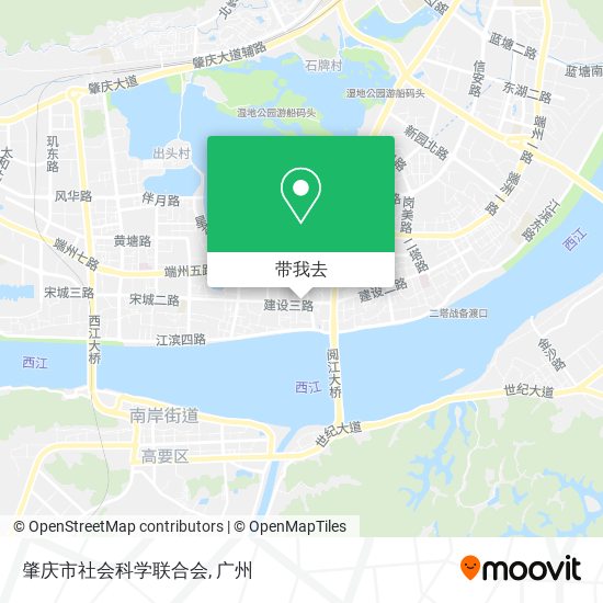 肇庆市社会科学联合会地图
