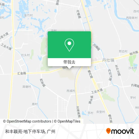 和丰颖苑-地下停车场地图