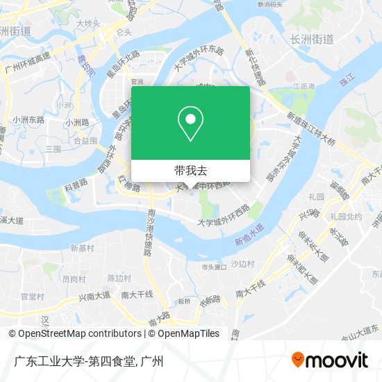 广东工业大学-第四食堂地图