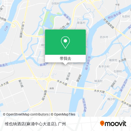 维也纳酒店(麻涌中心大道店)地图