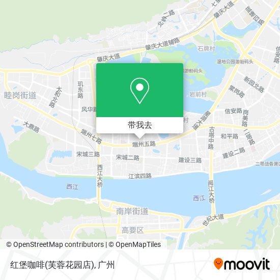 红堡咖啡(芙蓉花园店)地图