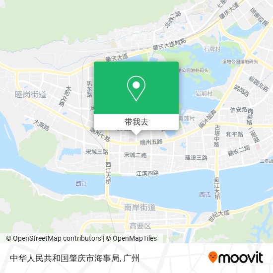 中华人民共和国肇庆市海事局地图