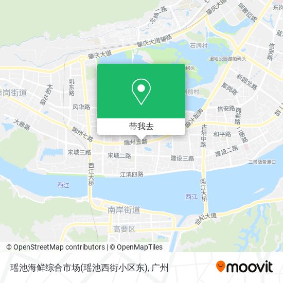 瑶池海鲜综合市场(瑶池西街小区东)地图