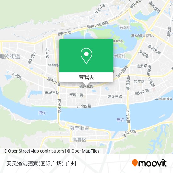 天天渔港酒家(国际广场)地图