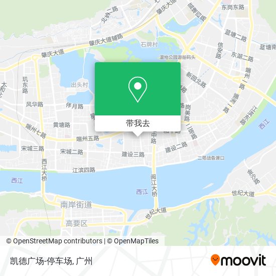 凯德广场-停车场地图