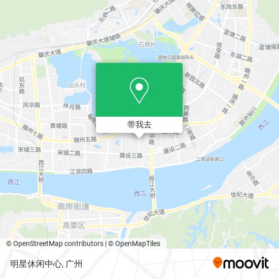 明星休闲中心地图