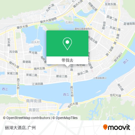 丽湖大酒店地图