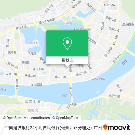 中国建设银行24小时自助银行(端州四路分理处)地图