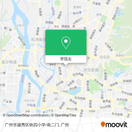 广州市越秀区铁四小学-南二门地图