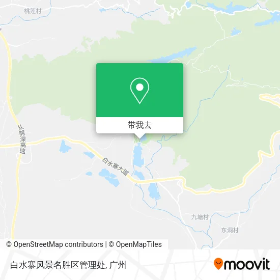白水寨风景名胜区管理处地图