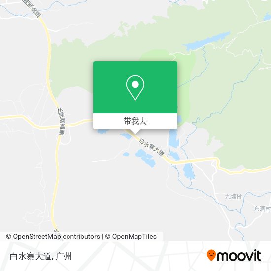 白水寨大道地图