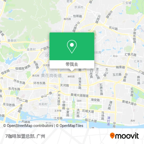 7咖啡加盟总部地图