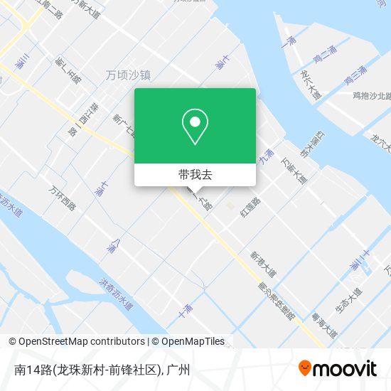 南14路(龙珠新村-前锋社区)地图