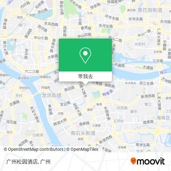广州松园酒店地图