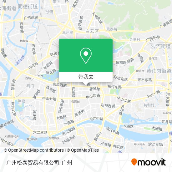 广州松泰贸易有限公司地图