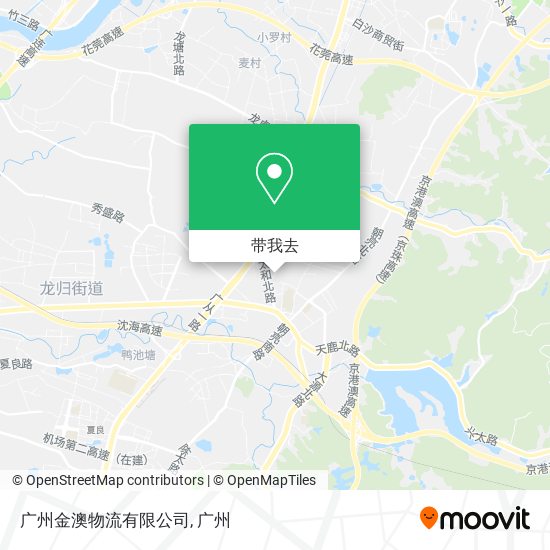 广州金澳物流有限公司地图