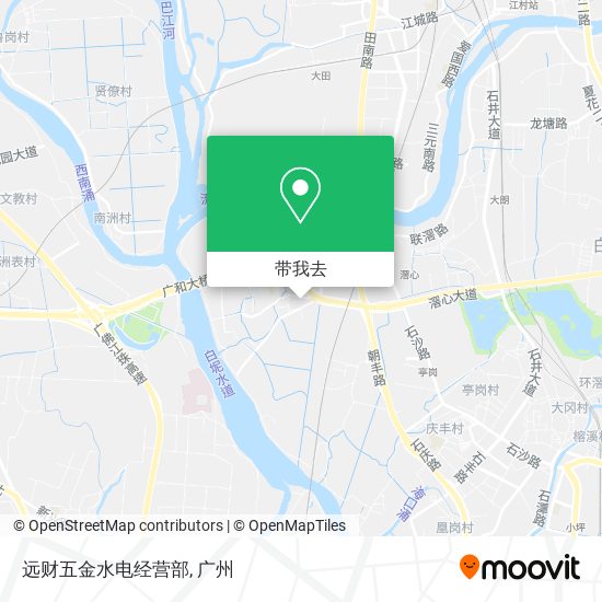 远财五金水电经营部地图