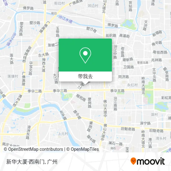新华大厦-西南门地图